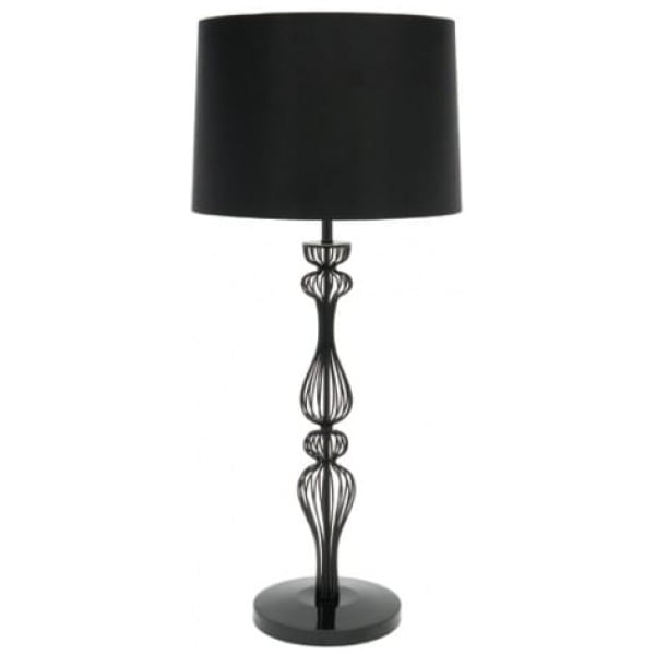 Connor Black Wire Table Lamp