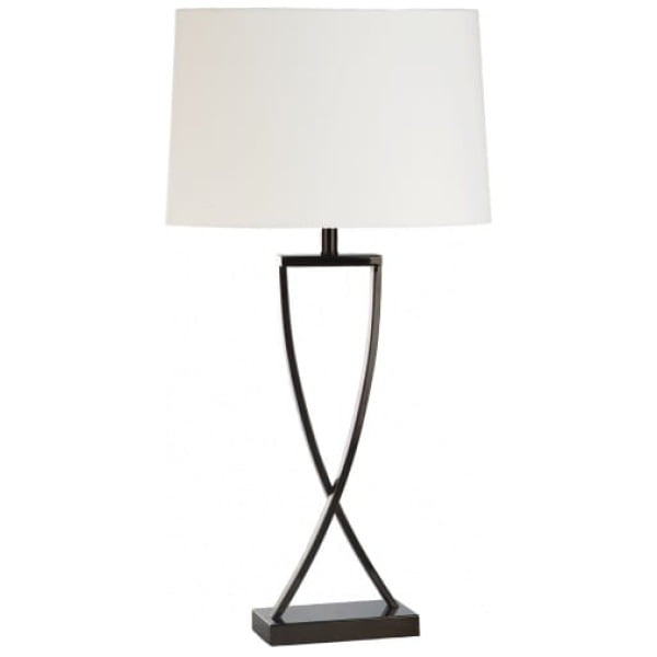 Knox Deluxe White Table Lamp