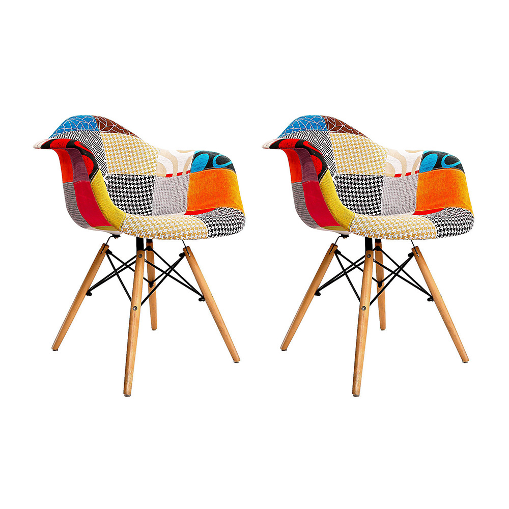 Replica Eames Fabric Armchairs 2
