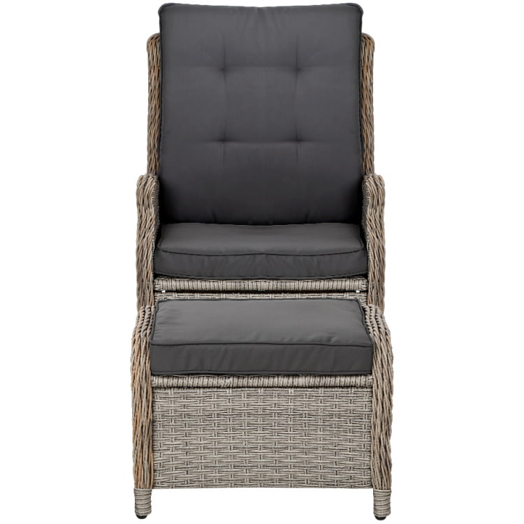 Recliner Chair Sun lounge Outdoor Setting Wicker Sofa