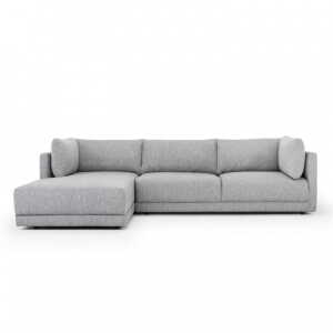 Cadence 3 Seater Left Chaise Sofa Graphite Grey