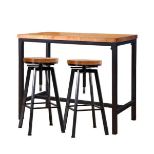 zac bar table stool set