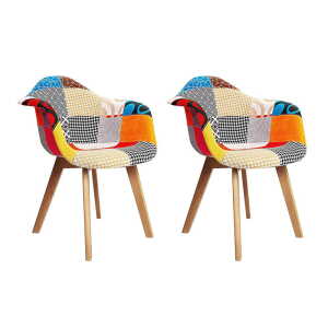 Replica Eames Fabric Dining Chairs 2