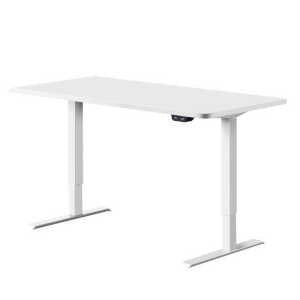 Stephanie Adjustable Desk White 140cm