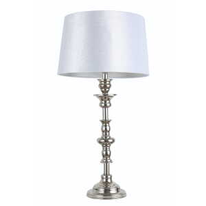 Brooke White Velvet Table Lamp
