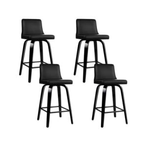 sylvester black bar kitchen stools 4