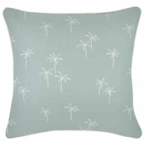 Cushion Cover Palm Cove Light Blue 45cm x 45cm
