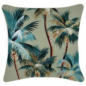 Cushion Cover Palms Green 45cm x 45cm