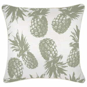 Cushion Cover Pineapples Green 45cm x 45cm