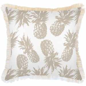 Cushion Cover Pineapples Beige 60cm x 60cm