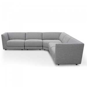 Abbe 5 Seater Sofa Grey