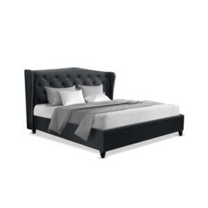 Bella French Provincial Bed Charcoal