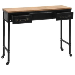 jake industrial console table black