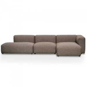 Marcus 3 Seater Right Chaise Sofa Charcoal