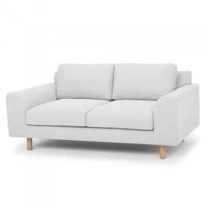 Phillipe 2 Seater Sofa Light Grey