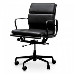 Leather Boardroom Chair Black